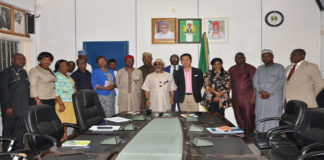 Chris Ngige (Sen.) and Huawei Staff