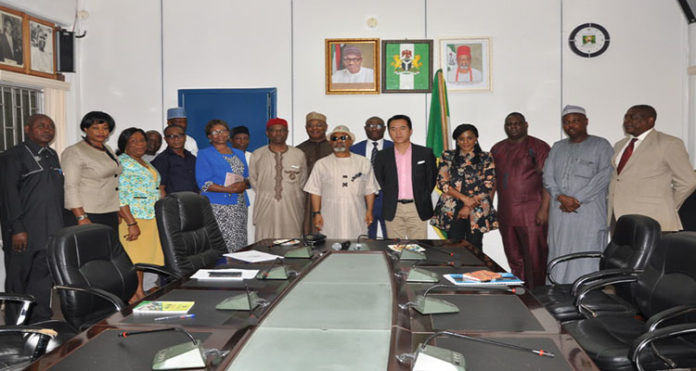 Chris Ngige (Sen.) and Huawei Staff