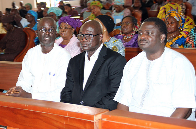 Photo News: SA Media and Three former SA Media attends late Justin Abuah burial.