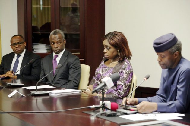 Ag President Osinbajo inaugurates Board of NSIA