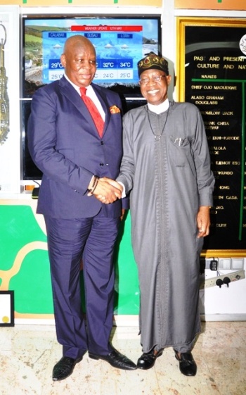 Lai Mohammed and Lulu Mnguni