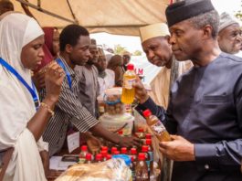 Ag. President Prof. Osinbajo at the Katsina version of the MSMEs Clinics