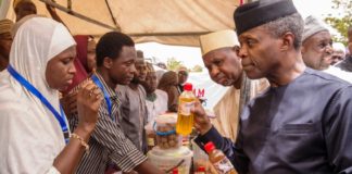 Ag. President Prof. Osinbajo at the Katsina version of the MSMEs Clinics