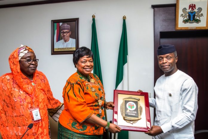 Acting President meeting with Nigeria Association of Chambers of Commerce