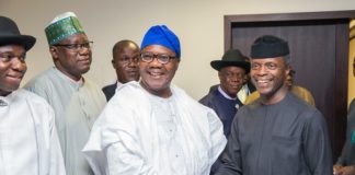 Acting President Osinbajo meets PANDEF