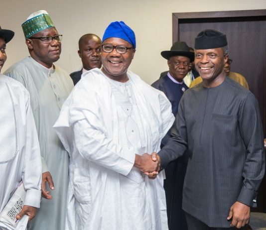 Acting President Osinbajo meets PANDEF