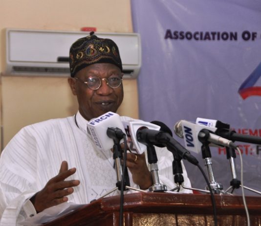 Alh. Lai Mohammed at ACSPN Conference