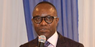 Dr. Emmanuel Ibe Kachikwu, Honourable Minister of State, Petroleum Resources, Nigeria and President of APPO inaugurating the Board of APPO