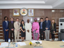 Group photograph with a team from Columbia University