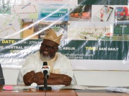 Pic L-R: Permanent Secretary, M. F Istifanus, Minister of Communications, Dr. Adebayo Shittu and Director, Postal & Telecommunication Services, Engr. Ngozi Ogujiofor at the 2nd Committee meeting of the National Addressing System (NAS) held in Abuja.