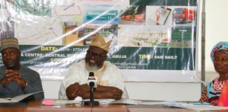 Pic L-R: Permanent Secretary, M. F Istifanus, Minister of Communications, Dr. Adebayo Shittu and Director, Postal & Telecommunication Services, Engr. Ngozi Ogujiofor at the 2nd Committee meeting of the National Addressing System (NAS) held in Abuja.