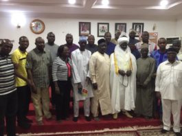 Technical Team with the Emir of Borgu