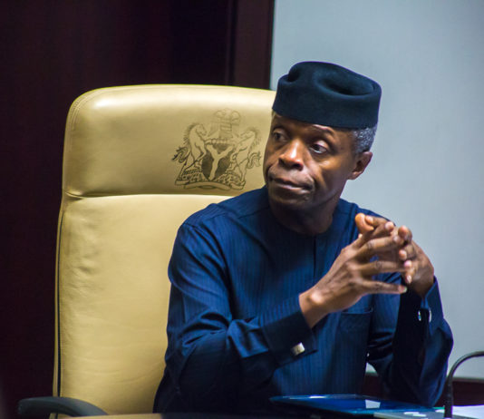 Prof. Osinbajo, Vice President of Nigeria