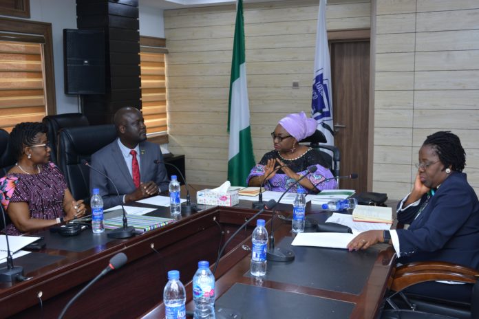 Mrs. Titi Akisanya Vice President CPIM, Mr. Wale Adediran President CPIM, Mrs Winifred Ekanem Oyo-Ita, NPoM Head of the Civil Service of the Federation