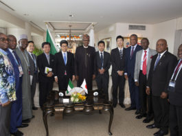 PRESIDENT BUHARI MEETS WITH JAPAN BANK OF INTEL DEVEL TEAM 7