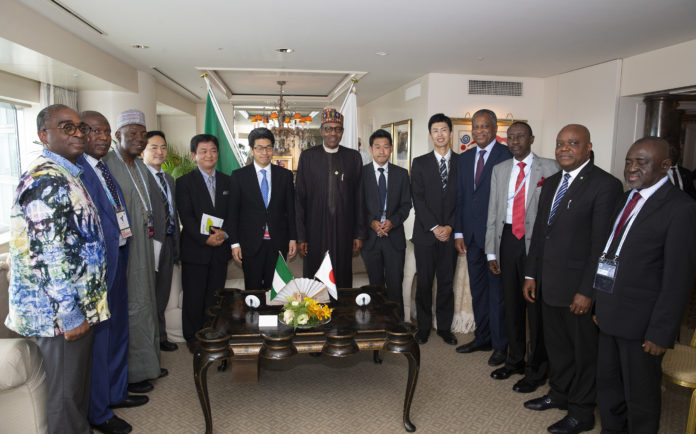 PRESIDENT BUHARI MEETS WITH JAPAN BANK OF INTEL DEVEL TEAM 7