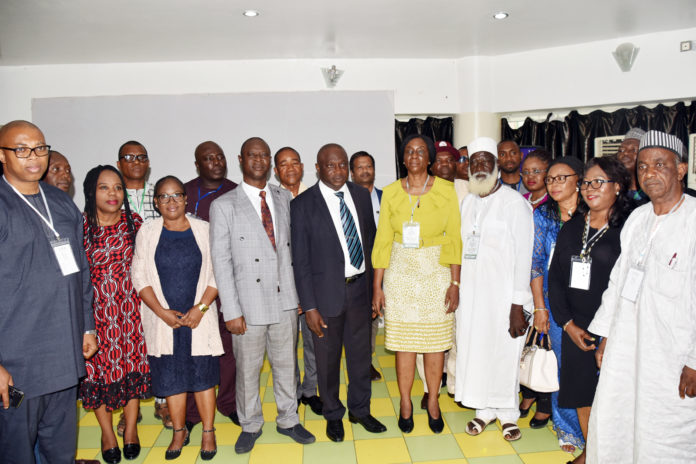 PSMLP flanked by officials from Trade Unions