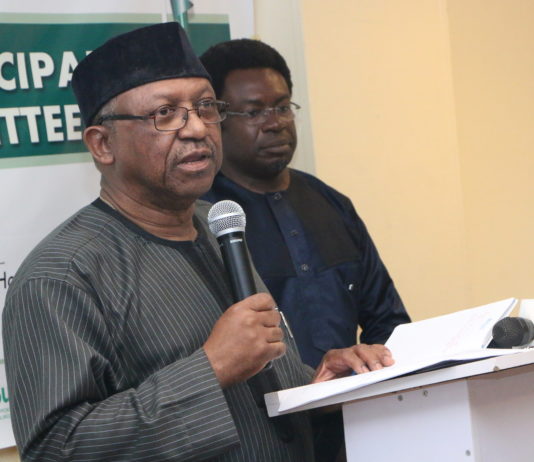 Honourable Minister of Health, Dr. Osagie Ehanire