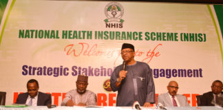 Minister of Health, Dr. Osagie Ehanire