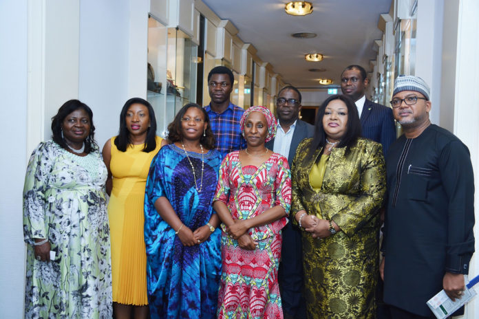 Mrs. Osinbajo with the sponsors