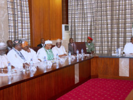 PRESIDENT BUHARI RECEIVES FMR MINISTER AS HEADS OF STATE A(1)