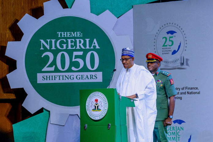 President Buhari at NESG