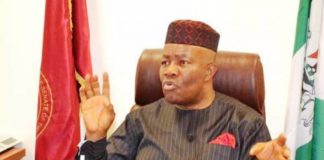 Honourable Minister, Ministry of Niger Delta Affairs, Senator Godswill Akpabio