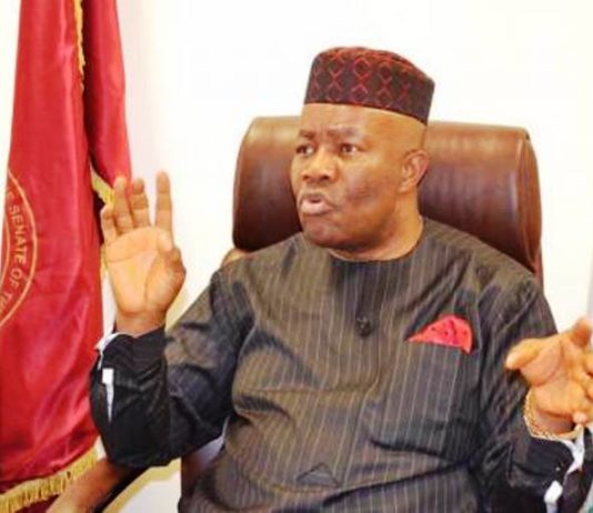 Honourable Minister, Ministry of Niger Delta Affairs, Senator Godswill Akpabio