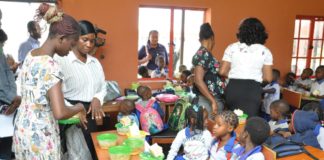 some pupils in Edo Home Grown Free Food
