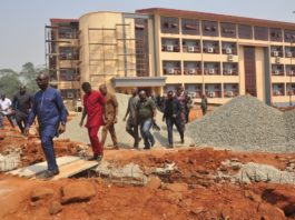Gov Obaseki at AAU, Ekpoma