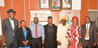 Members of the enlarged Niger Delta Development Commission NDDC Interim Committee.