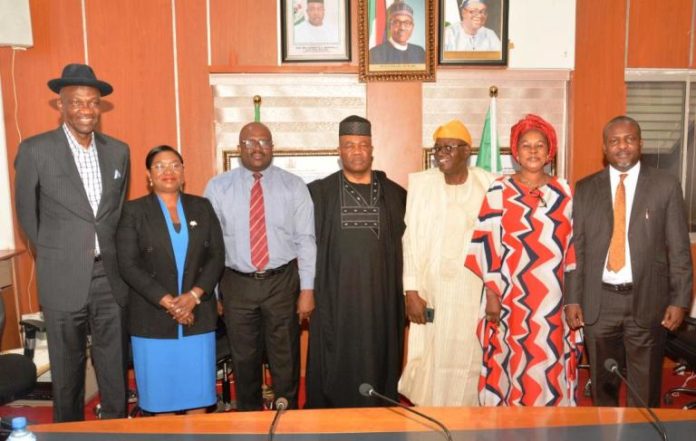Members of the enlarged Niger Delta Development Commission NDDC Interim Committee.