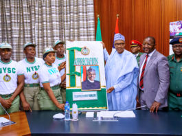 President Buhari meets NYSC