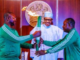 agoff of Unity Torch Movement for 20th National Sports Festival