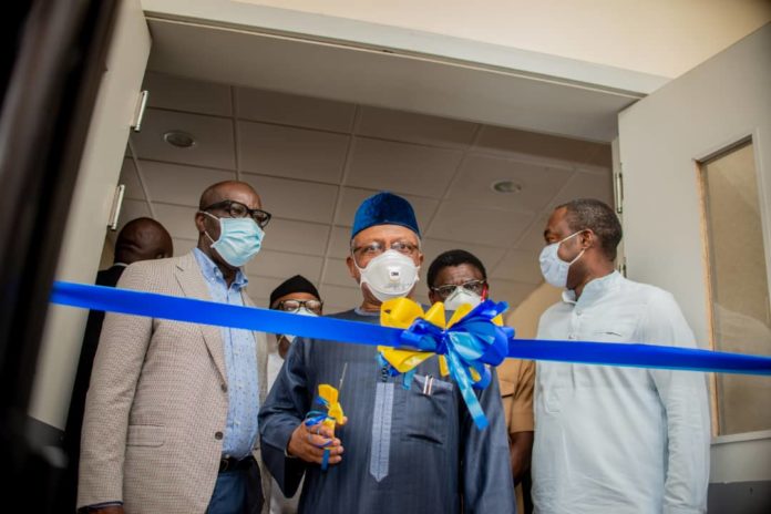 HMH, Dr. Osagie Ehanire commissions the Bio-safety Level 3 Molecular Laboratory built at Edo Specialist Hospital, Benin City HMH, Dr. Osagie Ehanire commissions the Bio-safety Level 3 Molecular Laboratory built at Edo Specialist Hospital, Benin City