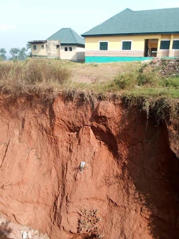 Erosion Site at Umunwanwa,Umuahia South LGA, Abia State