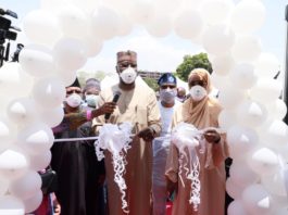 SGF Boss Mustapha commissioned the ThisDay Dome Abuja COVID-19 positives Isolation Centre