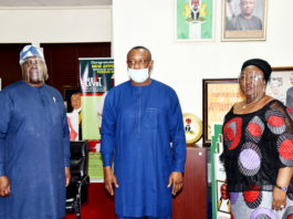 HMSLE, Festus Keyamo SAN, Chairman NPC, Dr. Tayo Oyetunji Federal Commissioner NPC, Seyi Aderinokun