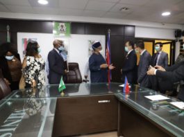 Honourable Minister of Health Dr. Osagie Ehanire signing the MOU on Health with PDRK