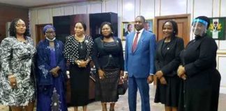 Minister Of Justice, Abubakar Malami, San, Receives A Delegation Of The International Federation Of Women Lawyers (FIDA) Nigeria