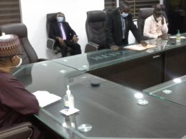 NMA FMOH Chapter visits HMH, Dr. Osagie Ehanire on 14th July, 2020.