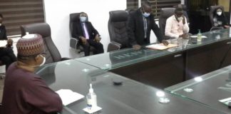 NMA FMOH Chapter visits HMH, Dr. Osagie Ehanire on 14th July, 2020.