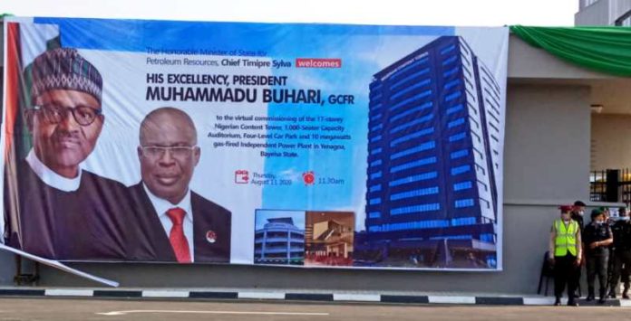 Corporate headquarters of the Nigerian Content Development and Monitoring Board commissioned