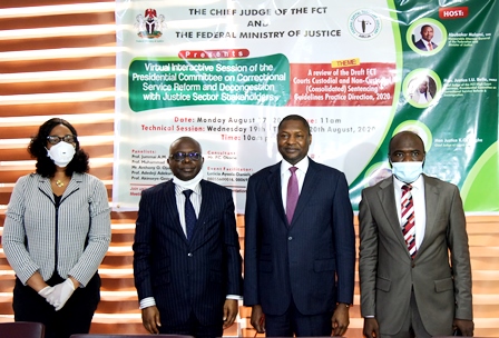 ATTORNEY GENERAL OF THE FEDERATION/MINISTER OF JUSTICE, ABUBAKAR MALAMI, SAN, GIVING HIS KEYNOTE ADDRESS AT THE VIRTUAL INTERACTIVE SESSION OF THE PRESIDENTIAL COMMITTEE ON CORRECTIONAL SERVICE REFORM ATTORNEY GENERAL OF THE FEDERATION/MINISTER OF JUSTICE, ABUBAKAR MALAMI, SAN, GIVING HIS KEYNOTE ADDRESS AT THE VIRTUAL INTERACTIVE SESSION OF THE PRESIDENTIAL COMMITTEE ON CORRECTIONAL SERVICE REFORM
