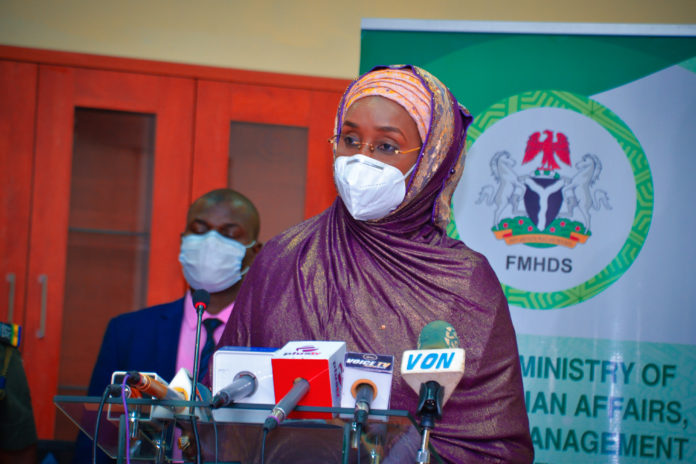 DSC_7551 THE HONOURABLE MINISTER OF HUMANITARIAN AFFAIRS, DISASTER MANAGEMENT AND SOCIAL DEVELOPMENT, SADIYA UMAR FAROUQ.