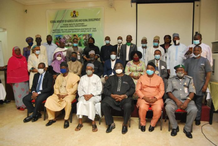 Permanent Secretary, Federal Ministry of Agriculture and Rural Development, Dr. Abdulkadir Mu'azu in a group photograph Permanent Secretary, Federal Ministry of Agriculture and Rural Development, Dr. Abdulkadir Mu'azu in a group photograph