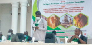 Rep of Permanent Secretary, MMSD, and Director, Special Duties, Mr. Olayinwole Adebayo, reading the PS welcome address.
