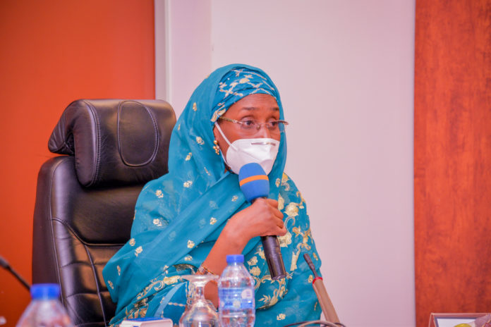 DSC_9573 The Honourable Minister of Humanitarian Affairs, Disaster Management and Social Development, Sadiya Umar Farouq.