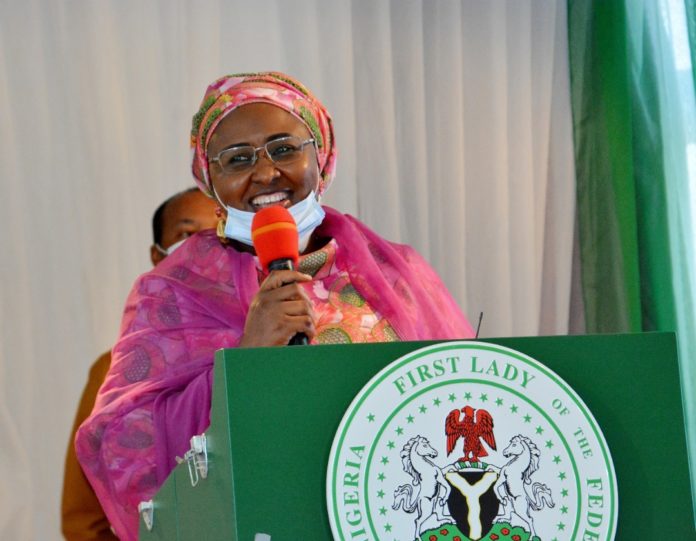 Aisha Buhari Charges Corps Members