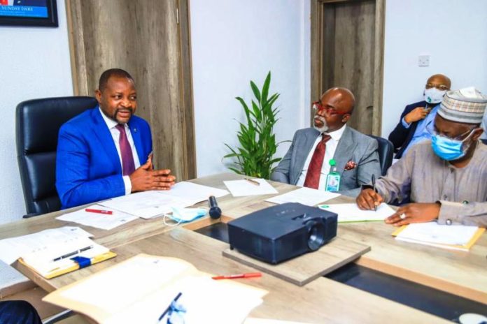 Minster of Youth and Sports Development, Mr. Sunday Dare